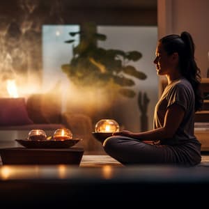 Armonía De Hogar Para Yoga: Llamas Binaurales - Ondas Alfa Puras