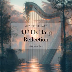 432 Hz Harp Reflection: Meditative Echoes - Meditative Harp