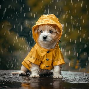 Salpicaduras De Lluvia: Sonidos Juguetones Para Perros - Perros relajantes