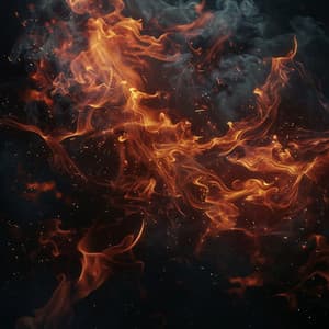 Warm Meditation: Soothing Chill Fire Ambiance - 1 Hour Meditation