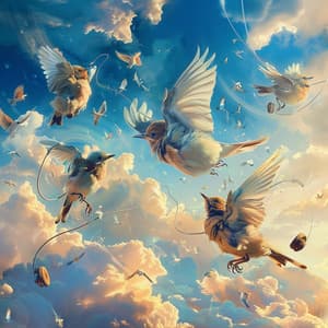 Binaural Feathered Notes: Birds in Harmony - 92 96 Hz - Patterns in Light