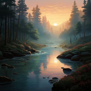 Melodías De Aguas De Ensueño: Sinfonía Al Lado Del Lago Para Dormir - Caminante de la naturaleza