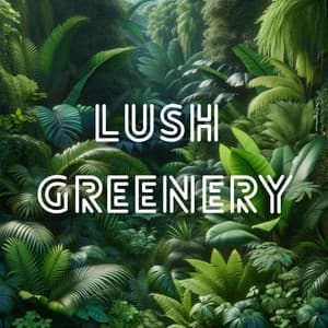 Lush Greenery: Plant-Powered Relaxation, Ambient Jungle Echoe - Lovely Nature Music Zone