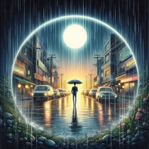 Loud Relaxing Rain Noise in the Background for Sleeping, Resting, Studying - KPR Sounds