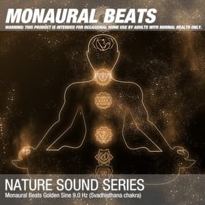 Monaural Beats Golden Sine 9.0 Hz - Binaural Beats