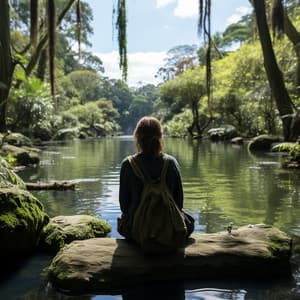 Enfoque Del Arroyo: Cadencia Binaural Del Río - Concentración de ritmos binaurales
