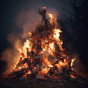 Nature's Fire Symphony: Wild Flames Harmony - Matter and Energy