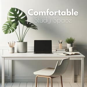 Comfortable Study Space: Home Office and Relaxation Nook - Good Mood Music Academy