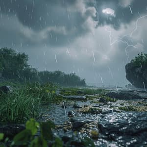 Meditación Serena Con Ambientación De Lluvia Relajante - Chakra Meditación Universo