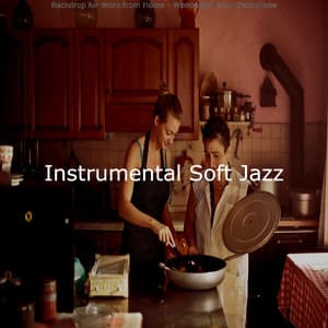 Backdrop for Work from Home - Wonderful Tenor Saxophone - Instrumental Soft Jazz
