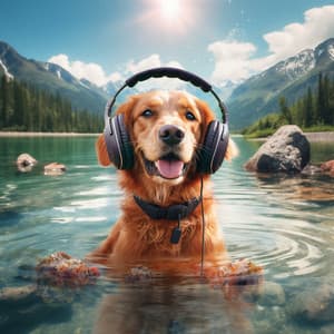 River's Dog Play: Flowing River's Dog Ballad - Jim Garden