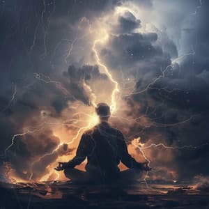 Thunder Meditation: Serene Music Flow - Rainforest Ambience