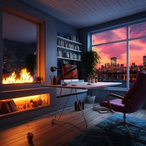 Binaural Blaze at Work: Serene Efficiency Symphony - Solfeggio Impulse