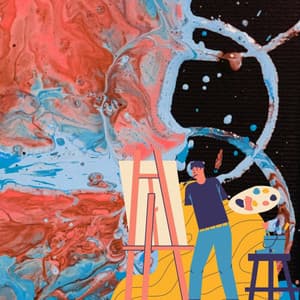 Backdrop for Beach Blues - Paradise Like Bossa Guitar Trio with Jazz Organ - Jazzy Mornings