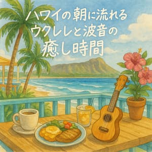 Hawaiian Morning - Ukulele and Ocean Sounds to Heal - Relaxing Cafe Music BGM 335
