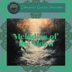 Melodies of the Moon: Meditating Under the Stars of Tranquility - Compass Green Passion