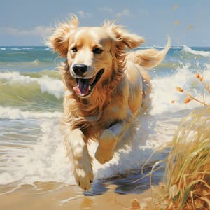 Tail Wagging Waves: Calming Binaural Journeys for Playful Pups - Deltachromatique