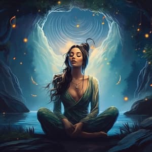 Tranquilidad Celestial: Ondas Theta, Lluvia Fusión - Ritmo binaural