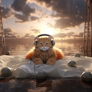 Feline Ocean: Soft Paws Harmony - Morning Instrumentals