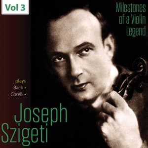Milestones of a Violin Legend: Joseph Szigeti, Vol. 3 - Johann Sebastian Bach