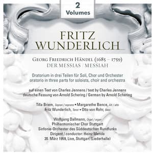 Fritz Wunderlich, Vol. 2 - George Frideric Handel