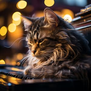 Gato Zen Con Teclas De Piano Lluviosas - La lluvia de la Tierra