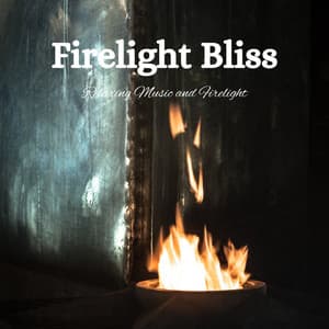 Firelight Bliss: Relaxing Music and Firelight - Calming Brown Restful Sounds