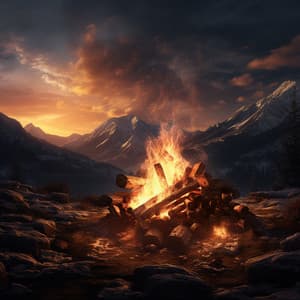 Study by the Fire: Warm Ambient Tunes - Ambient