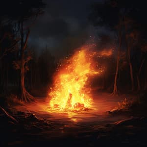 Flame's Quiet: Meditation in Fire's Presence - Emeraldic