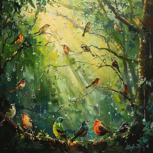 Binaural Overtures: Soundscapes for Birds - 80 88 Hz - Theta Time