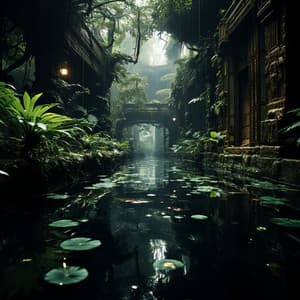 Serene Rainfall Oasis - Picturesque Sound