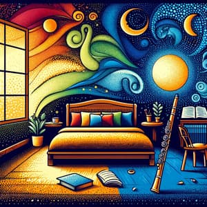 Música de Flauta para Dormir Profundamente, Meditar y Estudiar - Flauta Mágica Entrelazando Melodías Celestiales