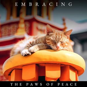 Embracing the Paws of Peace - Sleep Meditation Dream Catcher