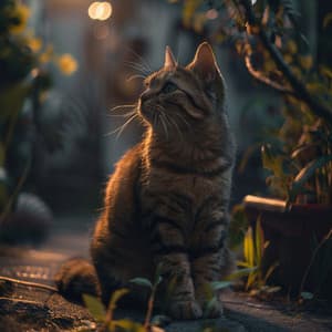 Gentle Cat Tunes for Evening Relaxation - DigiClassic