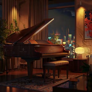 Peaceful Piano Serenades for Nighttime - Night Piano Music