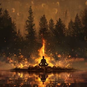 Meditación De Fuego: Sonidos Tranquilos De Llamas Para Atención Plena - Esplendor de la meditación para dejar de fumar