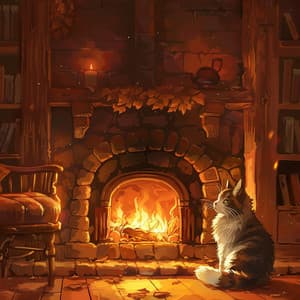 Felinos Y Un Fuego Binaural: Melodías De Gatos Liberadas - Música de gatos