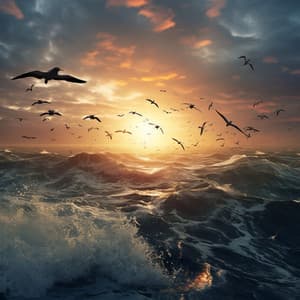 Sinfonía Binaural Armónica: Olas Relajantes Para Días De Trabajo Productivos - Marco de onda