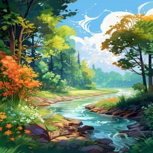 Riverside Reverie: Serene Piano and Birdsong - Piano Relaxation