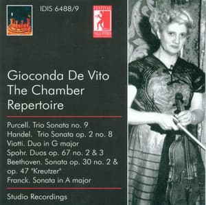 Chamber Music - Purcell, H. / Handel, G.F. / Viotti, G.B. / Spohr, L. / Beethoven, L. Van / Franck, C. - Gioconda De Vito