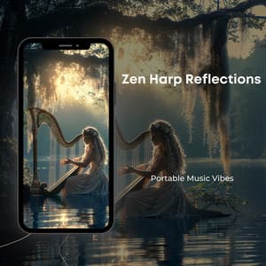 Zen Harp Reflections: 432 Hz Mirrors of Melody - Portable Music Vibes