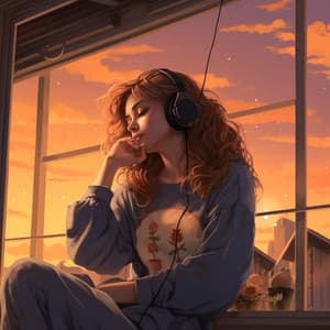 Armonía Lofi: Melodías Suaves Para La Calma - Café del domingo por la noche