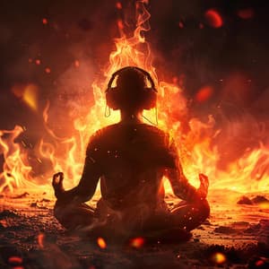 Relaxing Fire Glow: Music's Warmth - Relaxing Collection