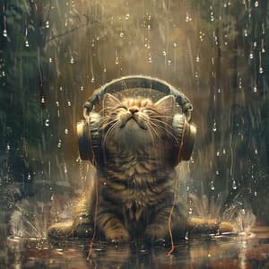 Rain Purring: Cats Serene Vibes - Relaxing Cat Music Therapy