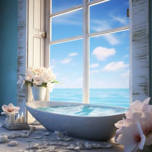 Ocean Serenity: Spa Waves Harmony - Lotus Flower Therapy