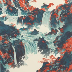 Time's Prism: Fluid Transformations in the World of Waterfalls - Water Meditations