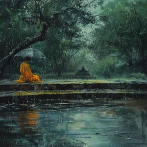 Meditación Profunda En La Lluvia: Tonos Binaurales - El círculo interior