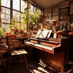 Estudio Al Rayo Del Sol: Enfoque De Piano Para Mentes Iluminadas - Maestros de la música de piano relajante