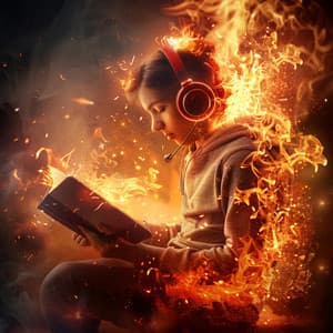 Study Blaze: Binaural Fire Work Rhythms - Study Time