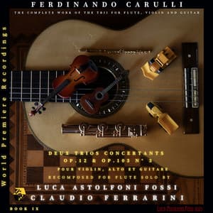 Ferdinando Carulli: DEUX TRIOS pour Violin, Alto et Guitare, Op. 12 & 103 No. 3 - Ferdinando Carulli
